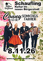 Logo Kabarett „Conny und die Sonntagsfahrer“