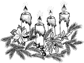 Banner Adventsverkauf mit Kaffeestube