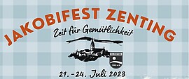 Banner Zentinger Jakobifest - Montag